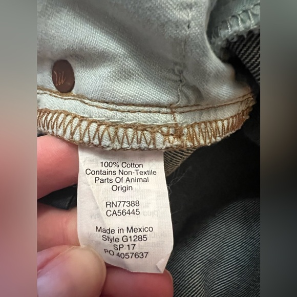 Women’s Madewell Retro Crop Bootcut Denim Jeans Size 32 Waist - Picture 7 of 10